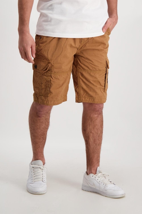 Cars durras short cotton camel